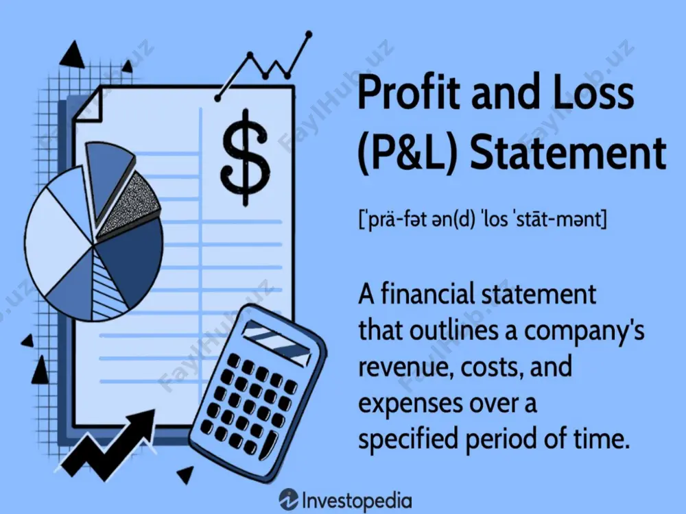 profit and loss (p&l) statement - Page 4