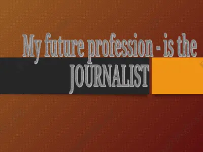 journalist — PPT