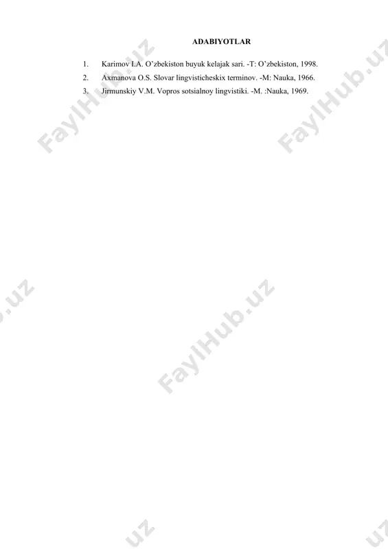 diaxron sotsiolingvistika va uning muammolari - Page 5
