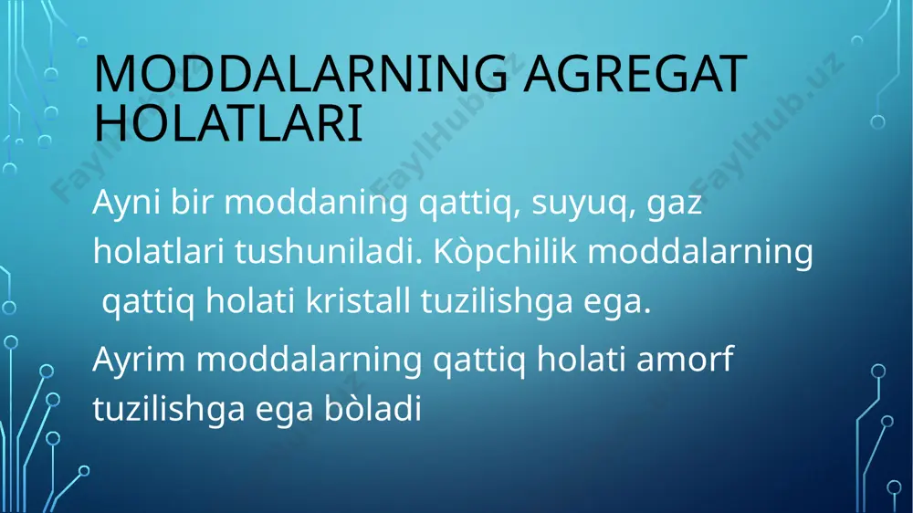 moddalarning agregat holatlari - Page 4