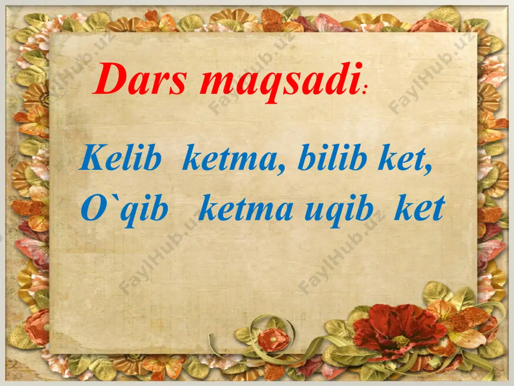 jamolova gulnozning savod fanidan 1 soatlik dars ishlanmasi - Page 3