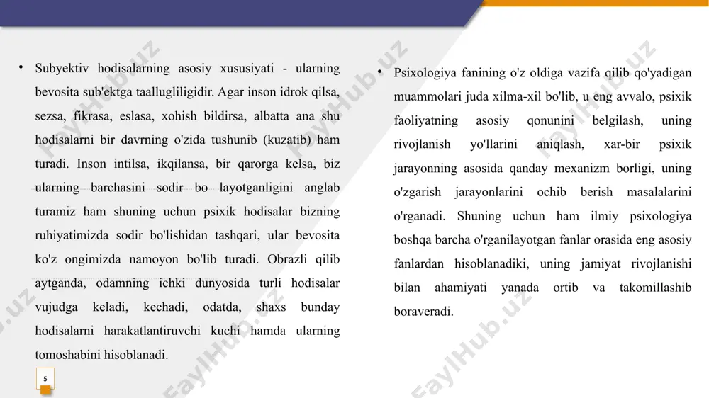 psixologiya fan sifati - Page 5