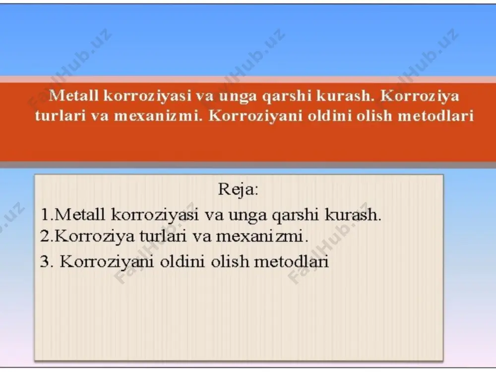 metall korroziyasi va unga qarshi kurash - Page 2