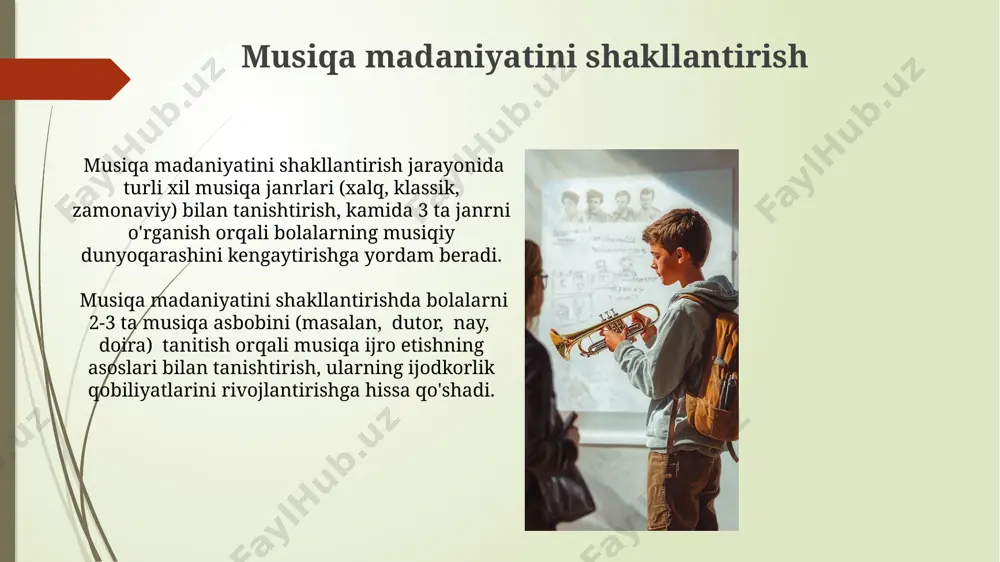 boshlangʻich sinflarda musiqa o'qitishning maqsad va vazifalari - Page 5