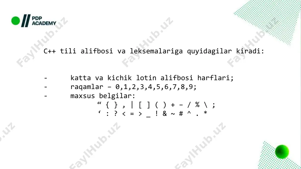 c++ da ma’lumot turlari - Page 4