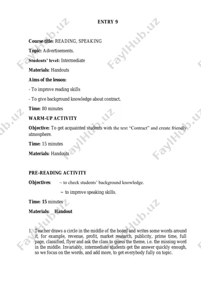 reading, speaking — PDF