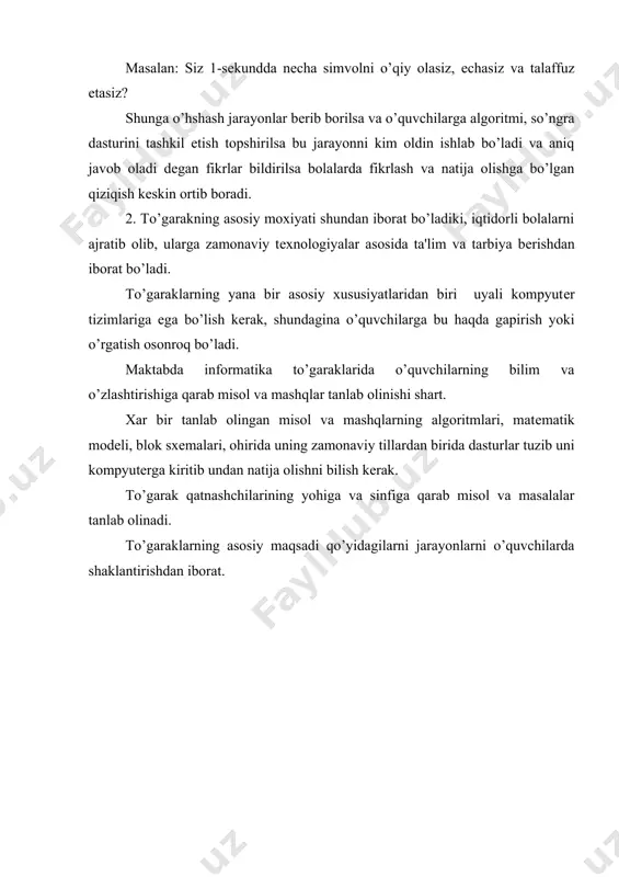 informatika fanidan to’garaklar tashkil etish - Page 4