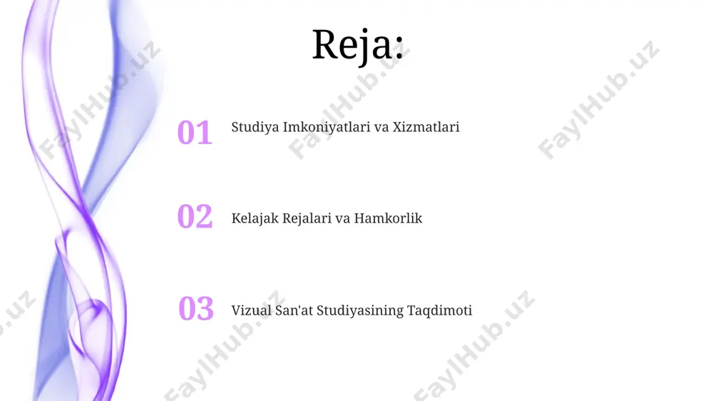 natijasida studiya 2022-yilda 7 ta yosh rassomga 3 oylik stipendiya dasturini taqdim etdi, bu ularning professional rivojlanishiga yordam berdi. studiyaning asosiy sheriklaridan biri – xorazm viloyatidan bo‘lgan "ranglar olam" san'at markazi bo‘lib, u bilan 3 ta qo‘shma ko‘rgazma tashkil etilgan va 150 dan ortiq asar namoyish etilgan. studiya haqida fikr-mulohazalar studiyamiz o'zining 7 nafar malakali o'qituvchilari bilan faxrlanadi, ularning har biri o'z sohasining taniqli mutaxassisi hisoblanadi va jahon miqyosidagi ko'rgazmalarda ishtirok etgan. studiyamiz toshkent shahrida joylashgan bo'lib, 5 yildan ortiq vaqt davomida 200 dan ortiq talaba va rassomlarga professional darajada vizual san'at bo'yicha ta'lim va amaliy mashg'ulotlar o'tkazib kelmoqda. o'qituvchilar va ularning tajribasi bizning 10 dan ortiq o'qituvchimiz 5 yildan ziyod tajribaga ega bo'lib, ularning aksariyati toshkentdagi san'at akademiyalaridan bitiruvchilardir va xalqaro miqyosdagi ko'rgazmalarda ishtirok etishgan. studiomizda 3 ta o'qituvchi - faol rassomlar bo'lib, ularning asarlari o'zbekistonning 7 ta shaharida ko'rgazmalarda namoyish etilgan va 100 dan ortiq talaba tarbiyalashgan. to'lov …