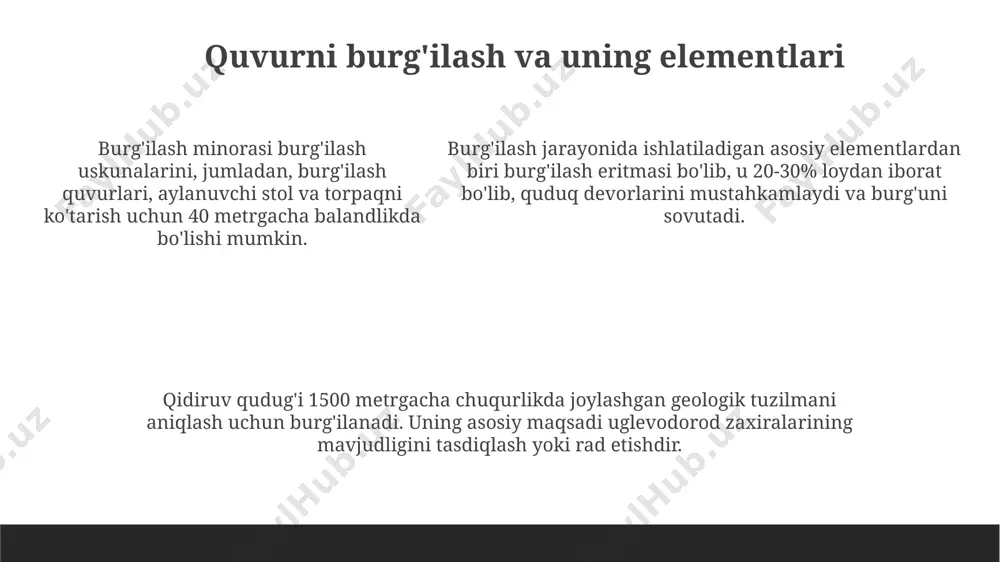 burg‘ilash qudug‘i va uning elementlari. quduqlarni burg‘ilash usullari - Page 5