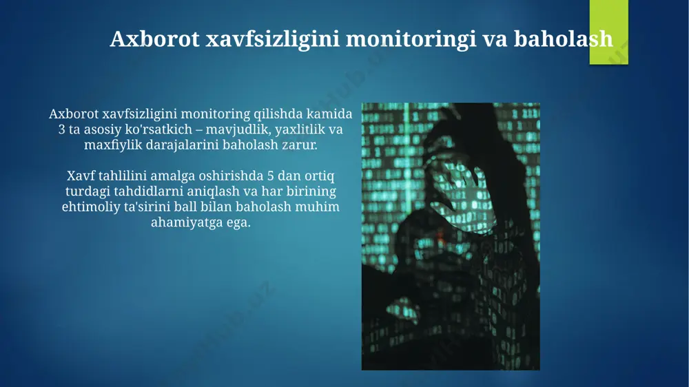axborot xavfsizligini ta'minlash nazariyasi va amaliyoti - Page 4