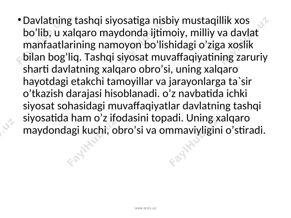 yriya jamg’armalari, xususiy shaxslarning badallari va boshqalar hisobiga amalga oshiriladigan ijtimoiy himoya shakllariga qo’shimcha tarzda ko’rsatiladi. ijtimoiy yordam ko’rsatishda boshqa tamoyillar bilan bir qatorda adreslilik va ustuvorlik tamoyili ham muhim rol o’ynaydi. www.arxiv.uz www.arxiv.uz ijtimoiy o’ziga-o’zi yordam ko’rsatish – o’zining turmush kechirishi uchun tegishli shart-sharoitni ta`minlash maqsadida alohida individ yoki muayyan ijtimoiy guruh tomonidan qo’llanadigan ijtimoiy, ijtimoiy-psixologik va ijtimoiy-pedagogik vositalar yig’indisi. izoh: mazkur mashg’ulotning mazmuni “teoriya i metodika sotsial’noy raboti: kratkiy kurs / pod red. v.i.jukova. – m.: soyuz, 1994.” kitobining tegishli bobi mazmuniga asoslanib bayon etildi.. www.arxiv.uz www.arxiv.uz ijtimoiy xizmat ko’rsatish turlari: moddiy yordam: pul mablag’lari, oziq-ovqat mahsulotlari, dori-darmonlar, sanitariya va gigiena vositalari, bolalarga qarash predmetlari, kiyim-kechak, poyafzal, kundalik zaruriy predmetlar; nogironlikning oldini olish, nogironlar va tashqaridan qarovga muhtoj shaxslarni reabilitatsiya qilish uchun zarur bo’lgan maxsus naqliyot va texnika vositalari; doimiy nostatsionar xizmat ko’rsatishga muhtoj bo’lgan fuqarolar va oilalarga ijtimoiy vosiylik: ijtimoiy-maishiy xizmatlar ko’rinishidagi yordam, tibbiy yoki boshqa ko’mak …