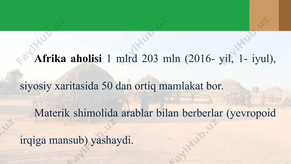 dan farqli o‘laroq, sayyohlar kirishi mumkin, lekin ular belgilangan qoidalarga amal qilishlari shart. milliy bog‘ va qo‘riqxonalar sharqiy va janubiy afrikada ko‘p. eng yiriklari — serengeti, masai-mara, bvandi, kryugera, chobe, etosha, sentral-kalaxari, rungva va boshqalardir (13- rasm).