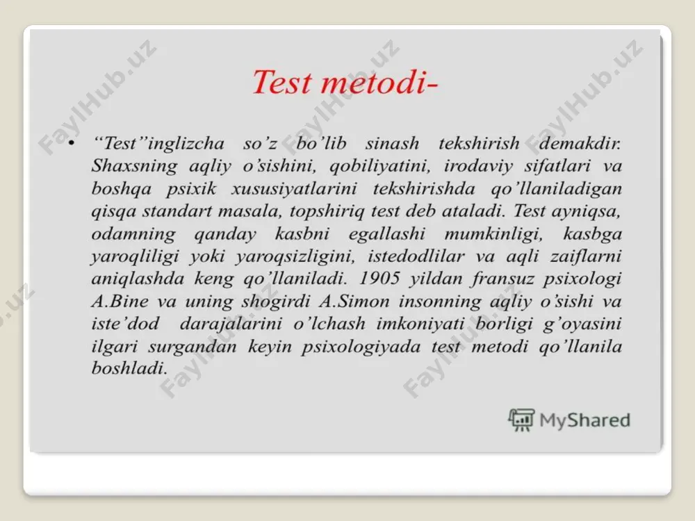 testlar va boshqa psixodiagnostik metodlar - Page 3