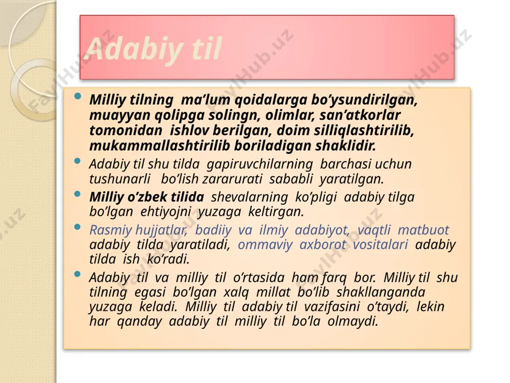 milliy til va adabiy til - Page 5