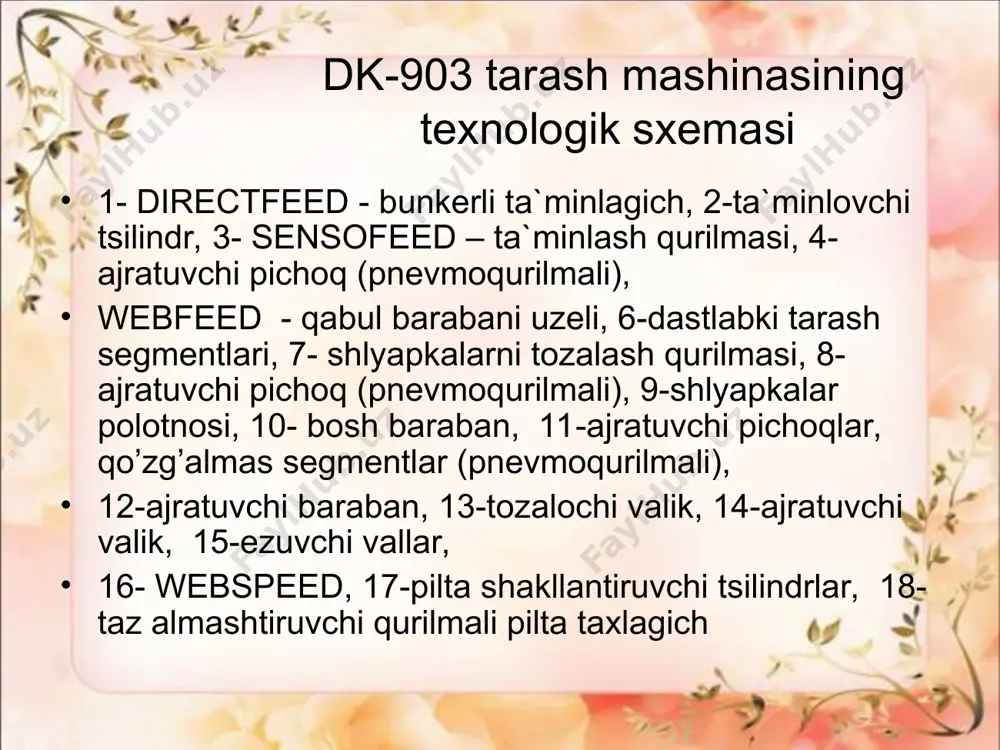 kаrdаli tarash mashinasi. tаrаsh mаshinаlаrining gаrniturаlаri vа tizimlаri - Page 5