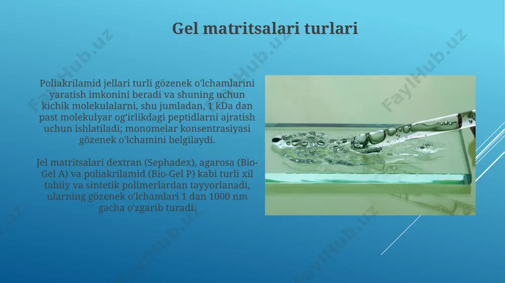 gel xromatografiyasi - Page 5