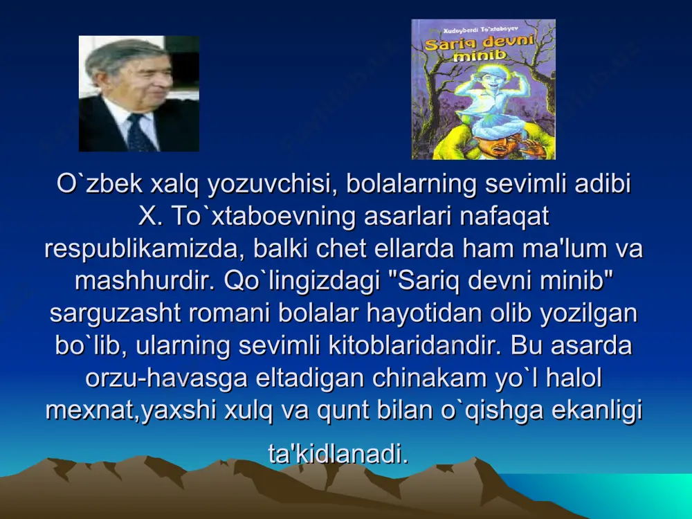 xudoyberdi to`xtaboyev “sariq devni minib” asari - Page 4