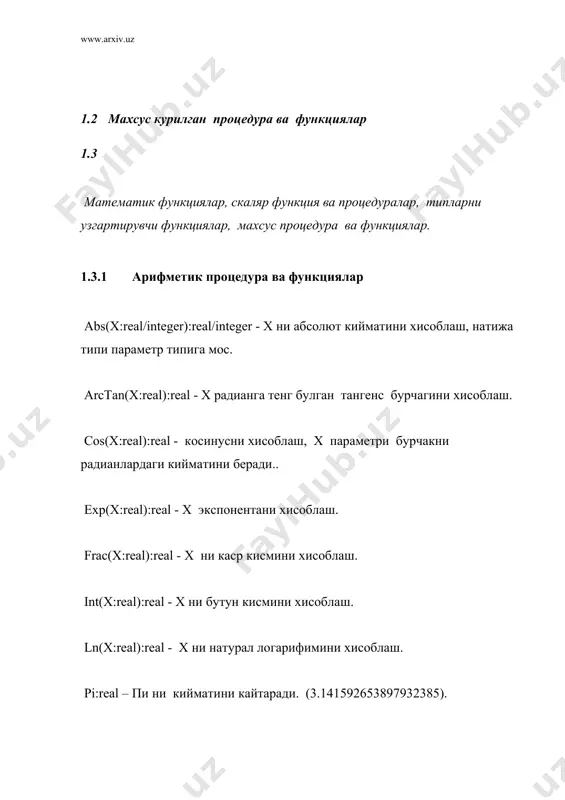 процедура ва функциялар - Page 4