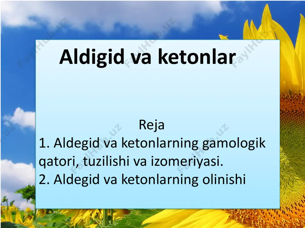 aldegid va ketonlar - Page 2