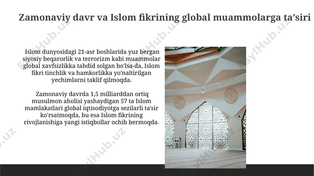 islom tafakkuri va madaniyatining shakllanish bosqichlari - Page 3