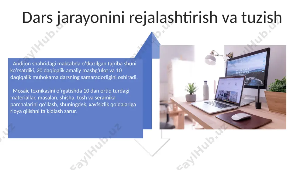 mozaika bilan ishlash darslarni togri tashkil etish talablari - Page 4