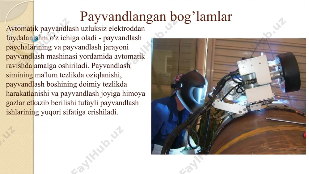 payvand birikmalarini ta’mirlash - Page 4