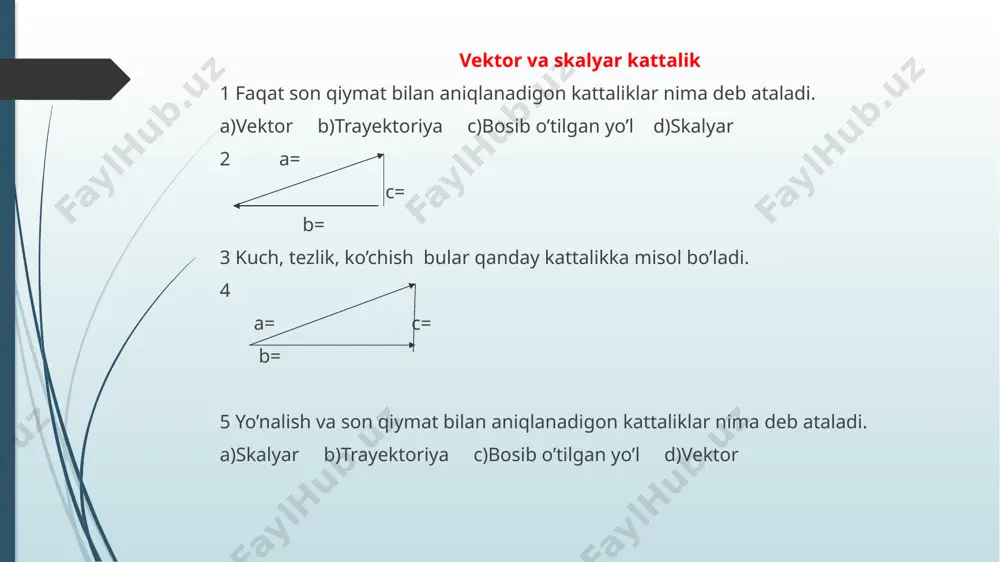 kinematika asosiy tushunchalari - Page 5