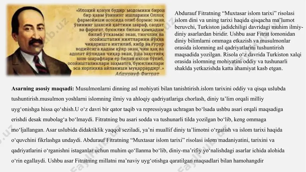yana bir necha ulug‘lar kelib "aqoba ittifoqi"ni yangilab ketdilar. kofirlarning qulog‘iga bu itgifoq yetib borgach, musulmonlarga nisbatan o‘z zulmlarini yanada kuchaytirib yubordilar. hazrat o‘z ashoblariga madinaga hijrat qilishni buyurdilar va musulmonlar yakka-yakka va juft-juft bo‘lishib makkadan hech kimga sezdirmay chiqib keta boshladilar. kunlar o‘tgan sayin makkada hazratning o‘zlari abu bakr va ali bilangina qoldilar. kofirlar payg‘ambarimizning yolg‘iz qolganliklarini bilgach, ul zotni tunda qatl qilmoqqa maslahat kildilar, ul hazratga alloh bu maslahatdan ogoh etdi va o‘rinlariga alini yotqizib, abu bakr bilan birga o‘sha kuni makkadan chiqib ketdilar. kofirlar payg‘ambarimizning ketib qolganliklarini bilib, izlashga tushdilar, ayniqsa, as-saboh degan kofir ko‘p qidirdi, ammo izlarini ham topa olmadi. ul hazrat abu bakr bilan birga salomat holda madinaga borib yetdilar. ular kelgan kunni madina ahli katta bayram qildi. hazrat ali ham oradan uch qun fursat o‘tgach, madinaga kirib keldilar. hijrati payg‘ambarning o‘n to‘rtinchi yilida, isoviy 622-sanani musulmonlar o‘z tarix hisobining ibtidosi, deb bilurlar, ya’ni hijriy …