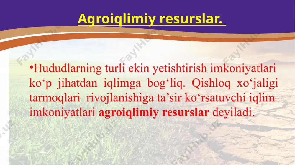 g ichki energiyasi, ya’ni geotermal resurslar hisoblanadi. geotermal energiyaga, ayniqsa, issiq tabiiy bug‘ va suv tektonik yoriqlar orqali yer yuzasiga chiqib turadigan hududlar juda boydir. islandiya, yaponiya, yangi zelandiya, filippin, papua-yangi gvineya, italiya, meksika, aqshning g‘arbiy shtatlari, rossiyaning sharqiy hududlari geotermal resurslarga boy image2.jpg image3.jpg image4.jpg image5.jpg image6.png image1.jpg