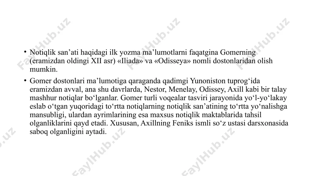 ish majburiy qilib qo‘yildi? foydalanilgan adabiyotlar: 1. r.qo‘ng‘irov, e.begmatov, yo.tojiyev. nutq madaniyati va uslubiyat asoslari, toshkent, 1992 -yil. 2. t.qudartov. nutq madaniyati asoslari, toshkent, 1993 -yil. 3. k.nazarov. nutq madaniyatiga oid masalalar, toshkent, 1973 -yil. 4. e.begmatov, a.boboyeva, m.asomiddinova, b.umrqulov. o‘zbek nutqi madaniyati ocherklari, toshkent, 1988 -yil. 5. s.inomxo‘jayev. notiqlik san’ati asoslari, toshkent, 1982 -yil. e’tiboringiz uchun rahmat! image8.png image5.png image6.png image9.jpeg image10.jpeg image3.png image4.png /docprops/thumbnail.jpeg