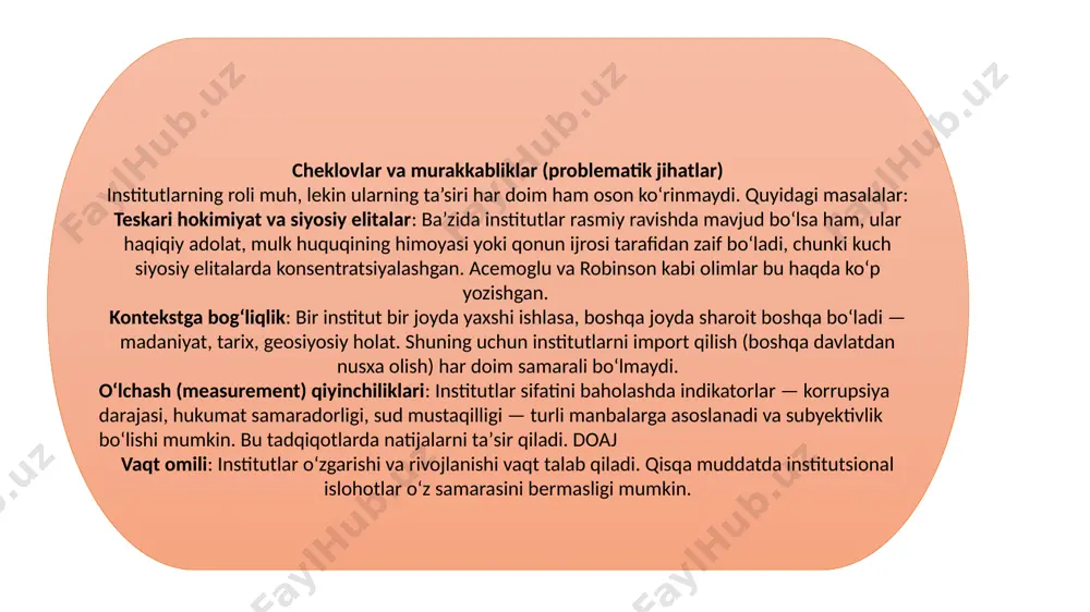mavzu: institutlar va ularning jamiyat rivojlanishidagi roli - Page 5