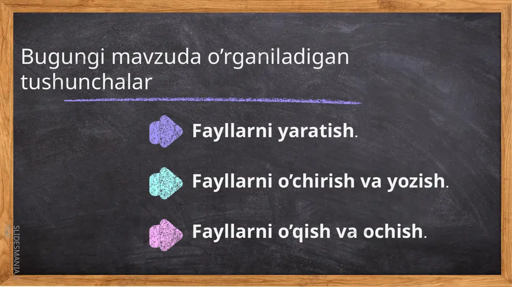 fayllar bilan ishlash - Page 3