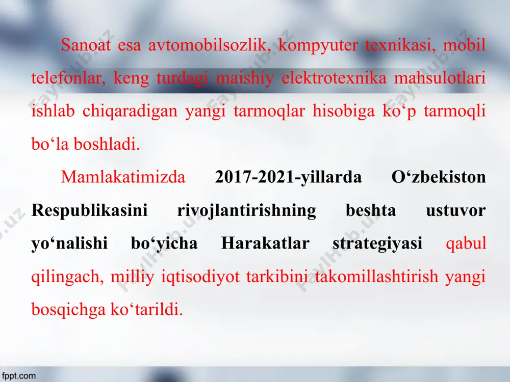 o'zbekiston milliy iqtisodiyotining tuzilishi 8-sinf - Page 5