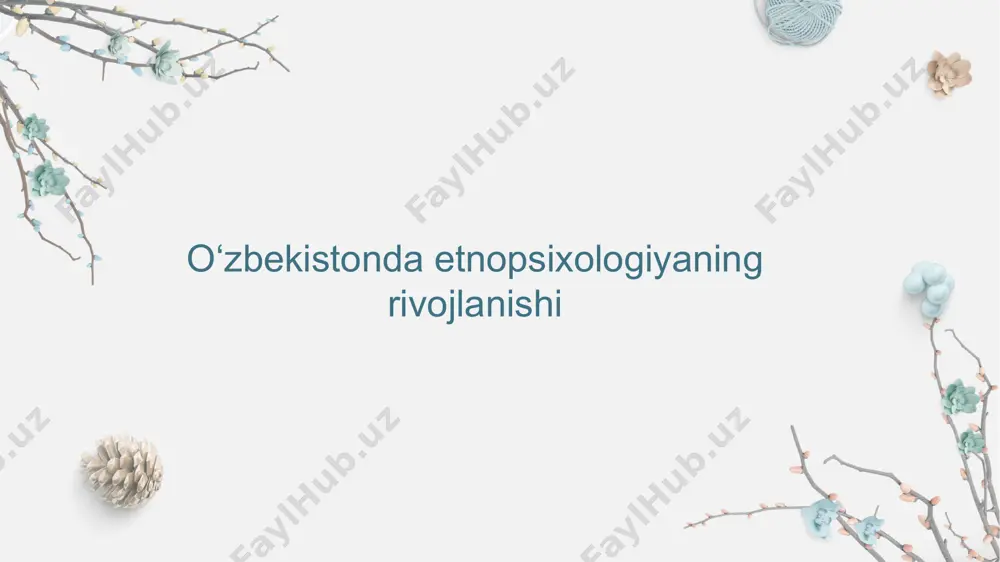 qillik qoʻlga kiritilgandan soʻng oʻzbekistonda etnopsixologiyaga boʻlgan eʼtibor kuchaydi. ushbu davrda: milliy mentalitet va o'zlikni anglash masalalari tadqiq etila boshlandi. oʻzbek xalqining ijtimoiy va madaniy xususiyatlarini oʻrganishga qaratilgan ilmiy ishlar koʻpaydi. oʻzbek olimlari o'z tadqiqotlarida xalqning tarbiyaviy, axloqiy va ruhiy holatlarini oʻrganishga alohida e’tibor qaratdi. amaliy foydalanish etnopsixologiya natijalari quyidagi sohalarda qoʻllaniladi: taʼlim tizimida milliy tarbiya jarayonlarini tashkil etish. ijtimoiy masalalarda, masalan, ziddiyatlarni bartaraf etishda foydalanish. milliy madaniyatni rivojlantirish va saqlash zamonaviy tadqiqotlar va amaliy ahamiyat hozirgi vaqtda oʻzbekistonda etnopsixologiya quyidagi yoʻnalishlarda rivojlanmoqda: yoshlar psixologiyasi: globalizatsiya davrida yoshlarning milliy qadriyatlarini saqlash masalalari. taʼlim tizimi: milliy o‘zlikni shakllantirish va axloqiy tarbiya. ijtimoiy psixologiya: millatlararo munosabatlarni oʻrganish. oila psixologiyasi: oʻzbek oilasining ruhiy va psixologik jihatlari. etnopsixologiya insonlarning etnik xususiyatlari va madaniyatining psixologik ta’sirini oʻrganish orqali xalqlar oʻrtasida hamkorlikni rivojlantirish, milliy qadriyatlarni saqlash va insonning jamiyatda oʻz oʻrnini topishiga yordam beradi. bu fan xalqaro munosabatlarni chuqur tushunishda va milliy oʻzlikni anglashda muhim ahamiyatga …