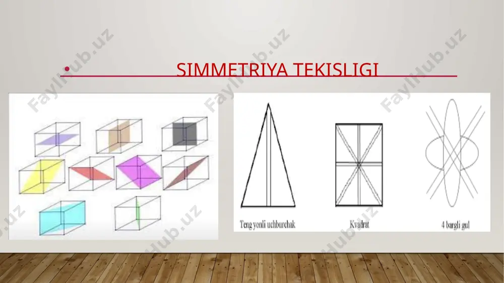 simmetriya turlarini sistematikasi. kristallarning stereografik proyeksiyasi - Page 5
