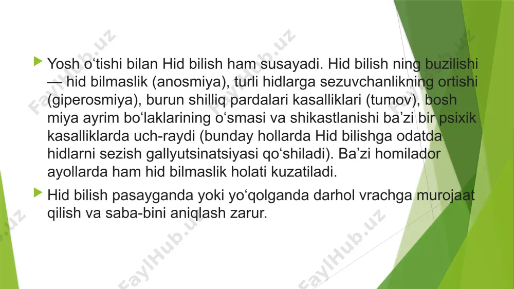 hid bilish organing tuzilishi va uning regeneratsiya qilish xususiyati - Page 5