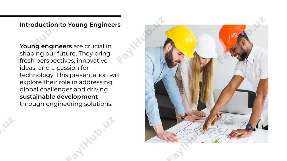 ole. challenges faced by young engineers despite their potential, young engineers encounter various challenges such as limited experience, financial constraints, and industry competition. addressing these barriers is essential for empowering them to fully realize their impact on the engineering landscape. in conclusion, young engineers are pivotal in shaping the future through innovation, sustainability, and collaboration. by empowering them with the right tools, education, and opportunities, we can ensure they lead the way in creating a better world for all. conclusion: shaping the future