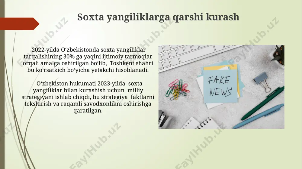 soxta yangiliklar tarqalishining ta'siri va oldini olish - Page 3