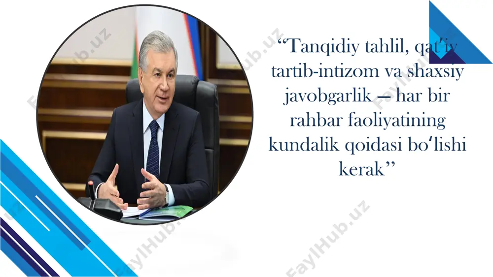 m to‘g‘risidagi qonuni 62,65,66-moddalari. mavzuga oid me’yoriy–huquqiy hujjatlar mavzuga oid adabiyotlar tahlili: s.g‘ulomov. marketing asoslari «sharq» nashriyot-matbaa aksiyadorlik kompaniyasi bosh tahririyati. 2002-yil. m.sharifxo‘jaev. yo. abdullaev. menejment. darslik. –toshkent:“o‘qituvchi”, 2001-yil sh. mirziyoyev. yangi o‘zbekiston taraqqiyot strategiyasi sh.bozorov. menejment va marketing. darslik. – d.: “er-graf”, 2017- y. maqsad maktabning moliyaviy faoliyatini boshqarish samaradorligini oshirish 8 mavzuning vazifasi: 1. maktabning moliyaviy faoliyatini samarali boshqarish uchun aniq va batafsil moliyaviy reja ishlab chiqilishi kerak. 2. maktabning yillik byudjeti tuzilishi, barcha muhim xarajatlar va daromadlar hisobga olingan holda tasdiqlanishi lozim. 3. maktabda moliyaviy jarayonlarni tahlil qilish va monitoring qilishni amalga oshirish, byudjetning to‘g‘ri ishlatilishini tekshirish va xatoliklar va isrofgarchiliklarni aniqlash. 4. maktabning barcha moliyaviy harakatlarini, xarajatlarini va daromadlarini doimiy ravishda kuzatib borish. moliyaviy operatsiyalardagi xatoliklarni, oraliq natijalarga muvofiq tahlil qilib, ularni bartaraf etish. t/r amaldagi holat (o‘zbekistonda) amaldagi holat (xorijda) taklif 1. davlat dasturlari, budjetdan tashqari mablag‘lar, “tashabbusli budjet”, homiylar, xayriya tashkilotlari asosida yaponiya maktablarining …