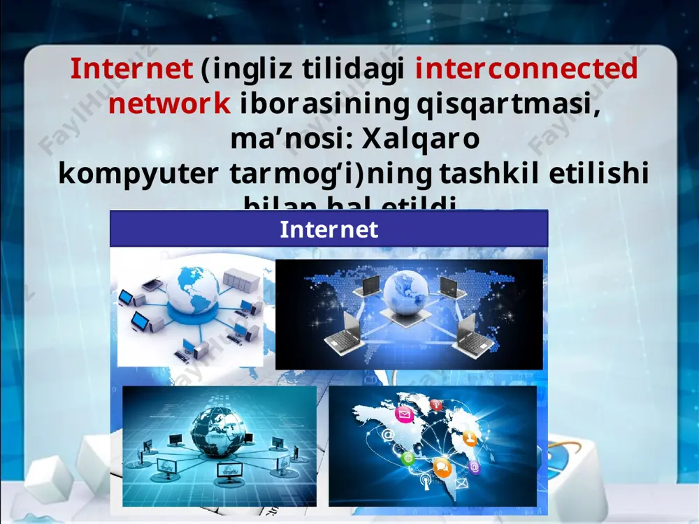 axborotli olam muammolari va internet 7-sinf - Page 3