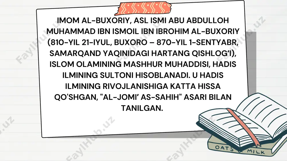 imom al-buxoriy hayoti va ijodi - Page 3