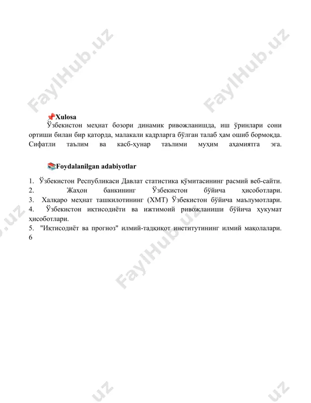 o‘zbekistonda mehnat bozori - Page 5