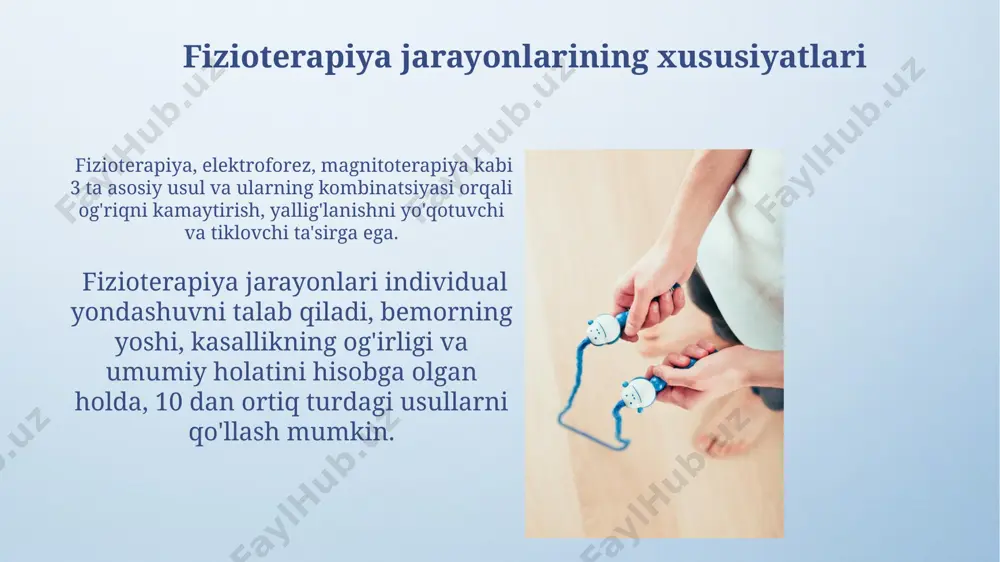 fizioterapevtik jarayonlar xarakteristikasi, reflektoterapiya - Page 3