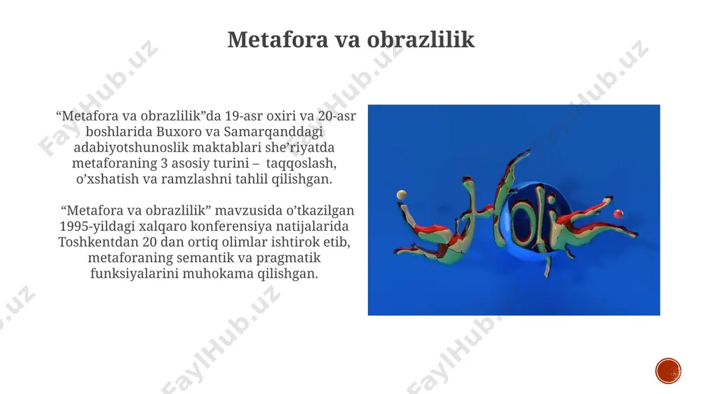 metafora va uning badiiy matnda qo'llanishi - Page 4