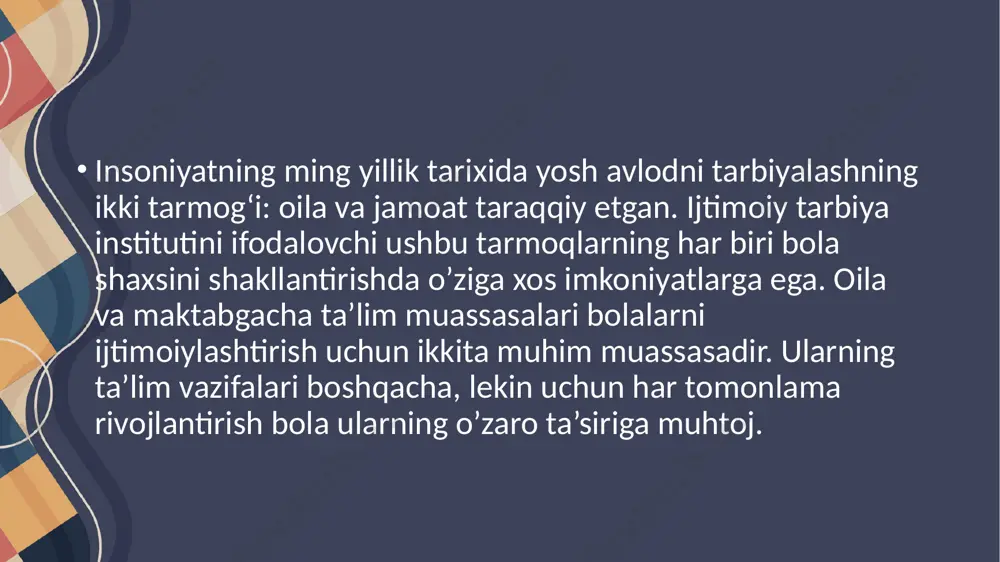 ekanini anglashiga yaqindan yordam beradi va bolalarni maktabga tayyorlashda oila a’zolarining mas’uliyati oshadi. adabiyotlar mualliflik huquqi © 2021 ellesilver.ru e’tiboringiz uchun tashakkur! image2.jpg image3.jpeg image4.jpeg image5.jpeg image6.jpeg image7.jpeg image8.jpeg image1.jpg /docprops/thumbnail.jpeg