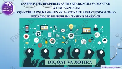 diqqat va xotira — PPTX