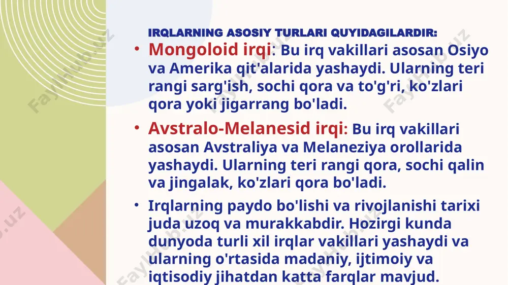 atadi, ammo bu guruhlar ko'pincha biror siyosiy birlikka yoki davlatga birlashmagan bo'lishi mumkin. elatlar, ko'pincha, o'z tarixiy hududlarida yashab, o'zaro madaniy aloqalarini saqlab qolgan guruhlardir. elat — bu kengroq madaniy, til, urf-odatlar yoki tarixiy aloqalar asosida birlashgan odamlar guruhini ifodalovchi atama. elat, odatda, bir nechta etnik guruhlar yoki millatlarni o'z ichiga oladi va ular o'rtasidagi o'xshash madaniy va ijtimoiy aloqalarni aks ettiradi. elatlarning o'ziga xos xususiyatlari ko'pincha geografik joylashuv, urf-odatlar, hayot tarzi va boshqa madaniy elementlarga asoslanadi. elatlarning xususiyatlari: 1. madaniy va tarixiy aloqalar: elatlar o'zlarining madaniy xususiyatlari va tarixiy o'tmishlari bilan ajralib turadi. ular o'z tarixini, tilini, diniy e'tiqodlarini va boshqa madaniy xususiyatlarni avloddan-avlodga uzatadilar. masalan, bir nechta elat bir hududda yashab, o'zlarining o'ziga xos urf-odatlarini saqlab qolgan bo'lishi mumkin. 2.geografik joylashuv: ba'zan elatlar bir hududda yashab, lekin siyosiy jihatdan birlashmagan bo'lishi mumkin. misol uchun, turkiya va iroqdagi kurdlar — bu bir elatning turli davlatlarda yashovchi vakillari. bunday hollarda, …
