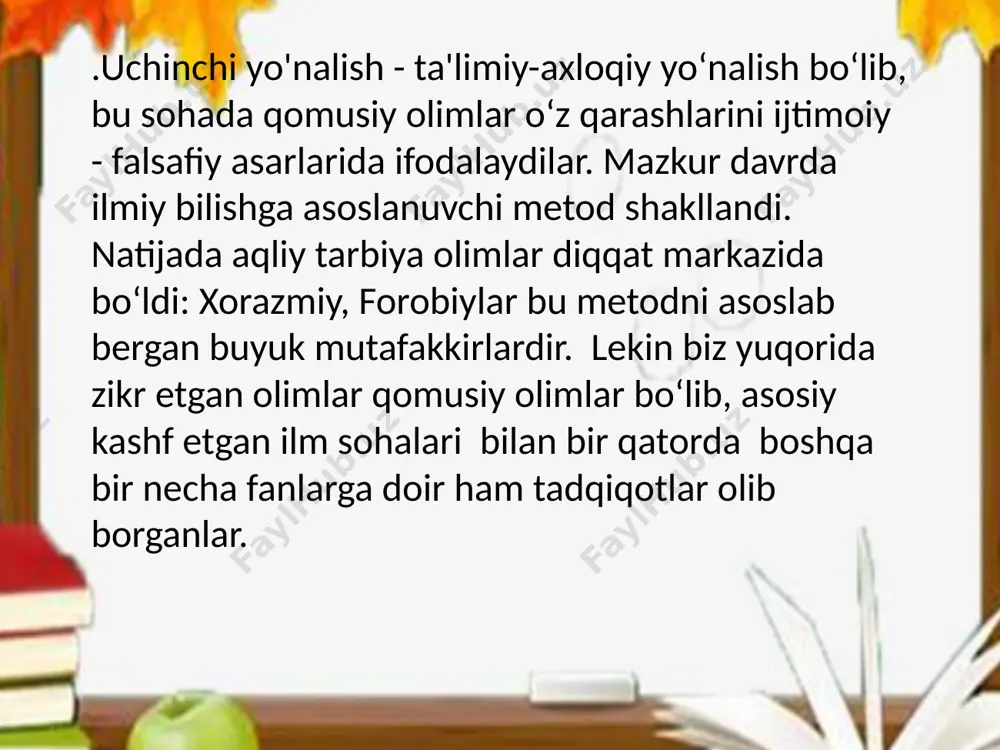 sharq uyg'onish davrida ilm-fan va pedagogik fikrlar. - Page 3