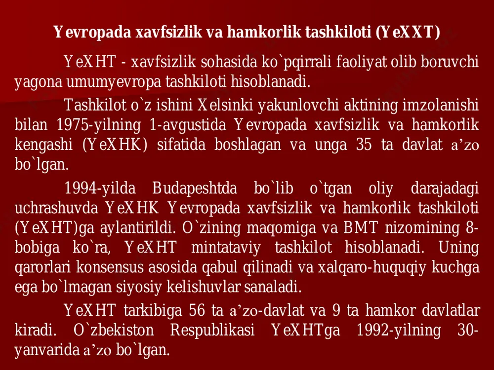xalqaro va regional tashkilotlar - Page 5
