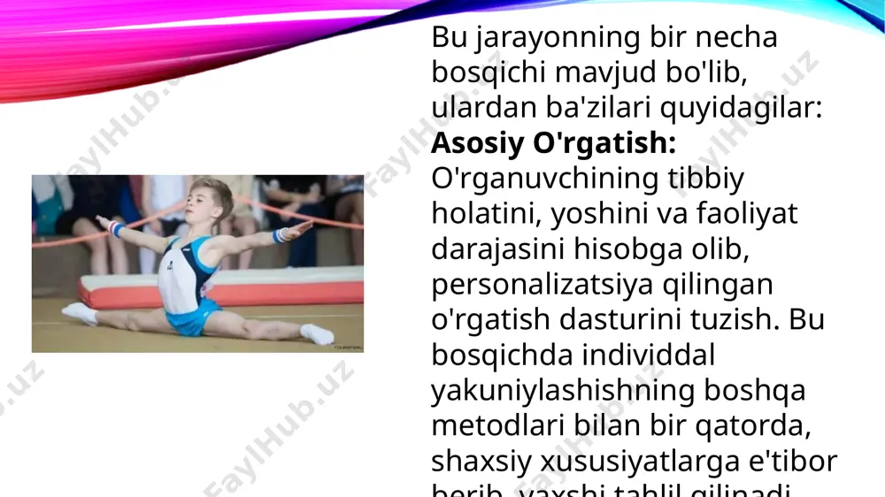 gimnastika mashg'ulotlarini o'rgatish usullari - Page 3
